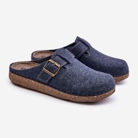 Ciabatte Da Uomo Con Fibbia Infradito Preventive Inblu MT000012 Blu Navy 1