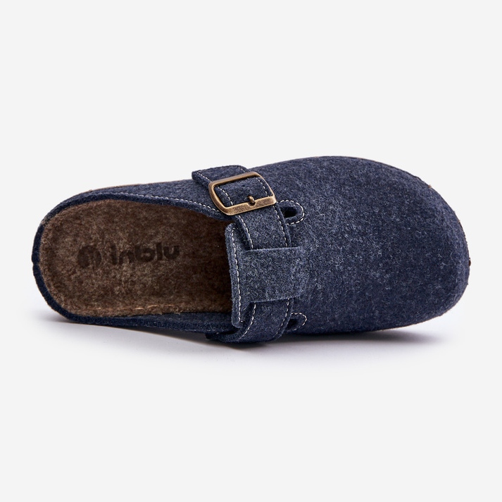 Ciabatte Da Uomo Con Fibbia Infradito Preventive Inblu MT000012 Blu Navy 2