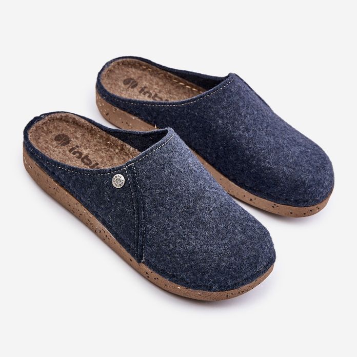 Scarpe Home da Uomo Pantofole Infradito Inblu MT000011 Blu Navy 1