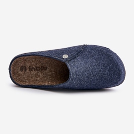Scarpe Home da Uomo Pantofole Infradito Inblu MT000011 Blu Navy 2
