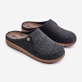 Scarpe Home da Uomo Pantofole Infradito Inblu MT000011 Grafite nero 1