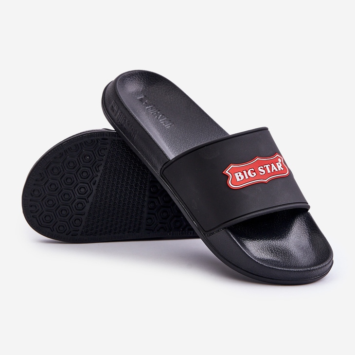 Infradito da uomo con logo Big Star OO174028 Nere nero 2