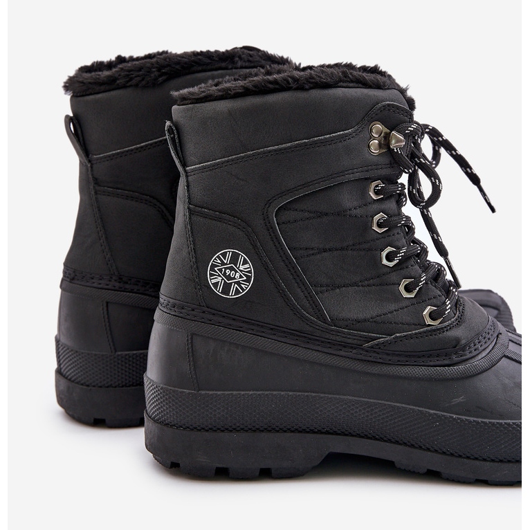 Stivali da neve da uomo Lee Cooper LCJ-24-44-2872M Neri nero 2