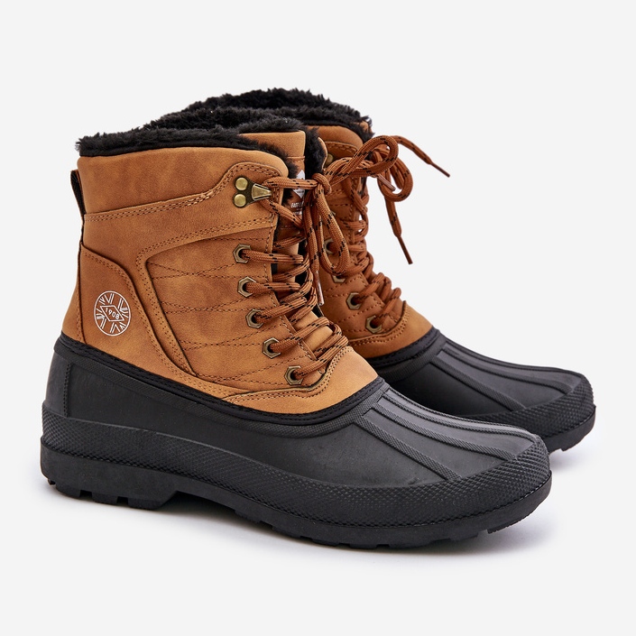 Stivali da neve da uomo Lee Cooper LCJ-24-44-2873M cammello marrone 1