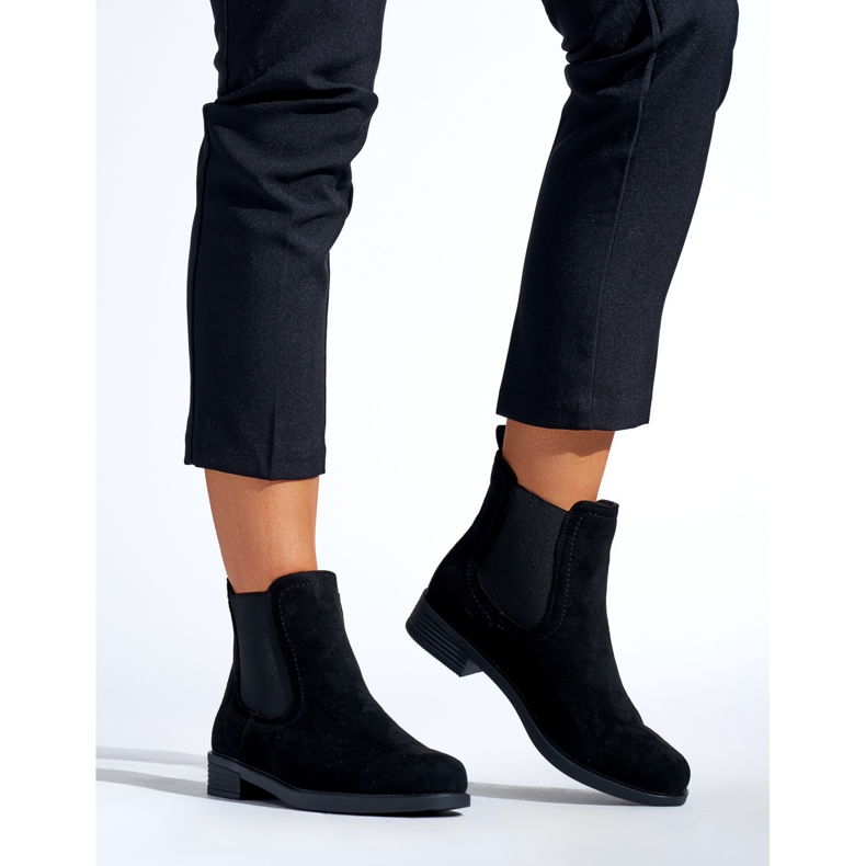 SHELOVET Stivaletti Chelsea alla moda nero 1