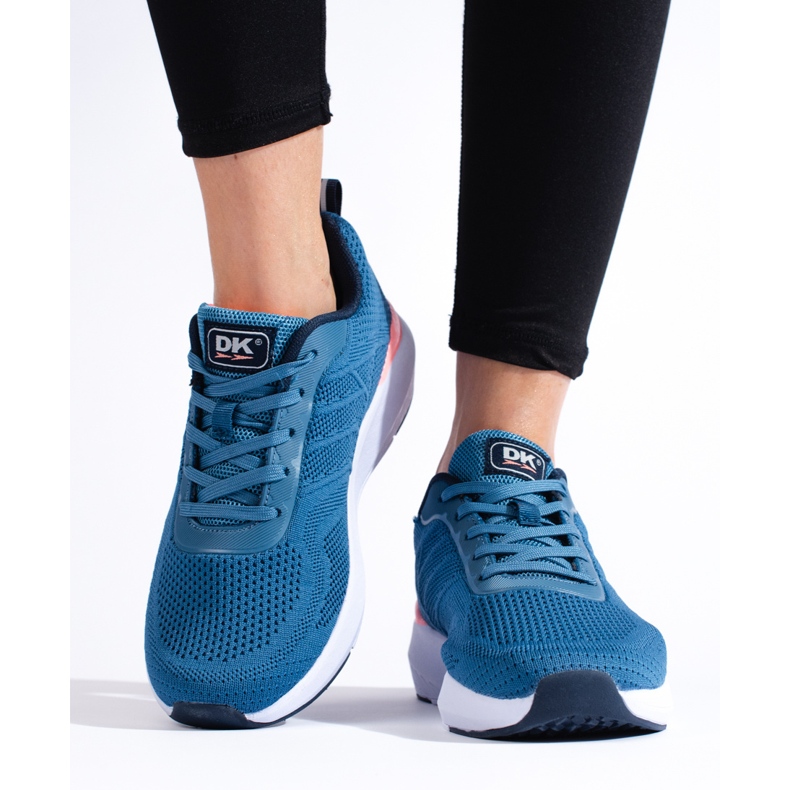 Scarpe sportive da donna in tessuto DK blu 2