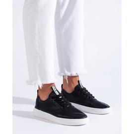 Scarpe sportive traforate Shelovet nere da donna nero 1