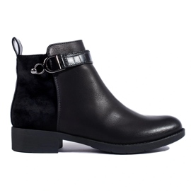 SHELOVET Stivaletti da donna classici neri nero 1
