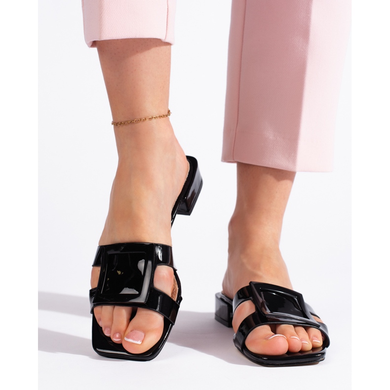 Classiche infradito da donna nere eleganti nero 1