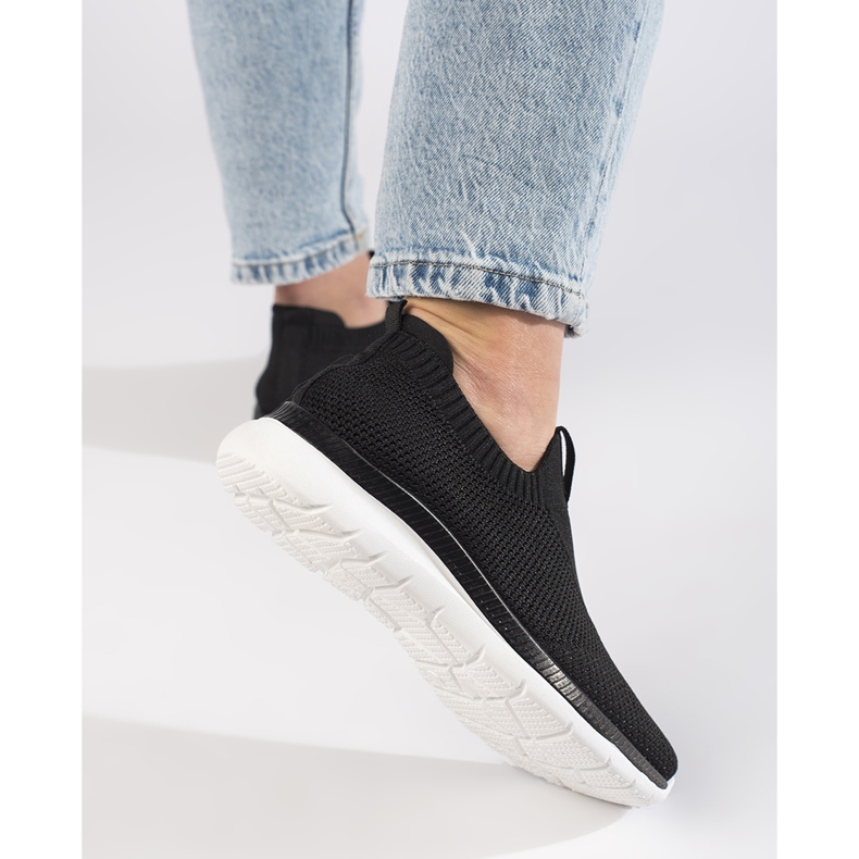 Scarpe sportive slip-on nere nero 2