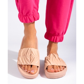 Infradito da donna beige 1