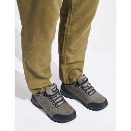 Scarpe da trekking DK da uomo di colore grigio 1