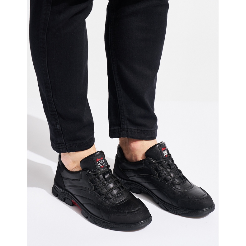 Scarpe sportive da uomo nere nero 1
