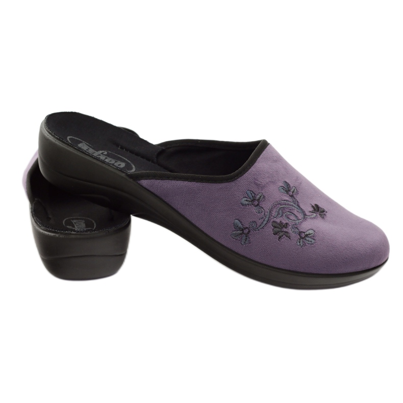 Pantofole da donna Befado pantofole 552D006 viola multicolore 3