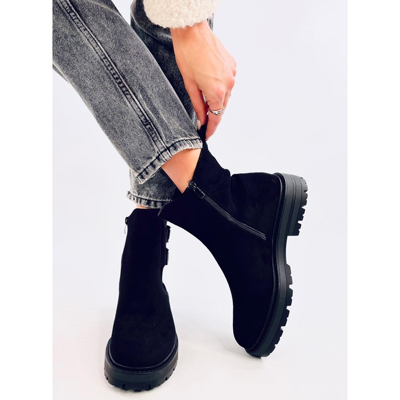 Lanier Stivaletti in camoscio nero 1