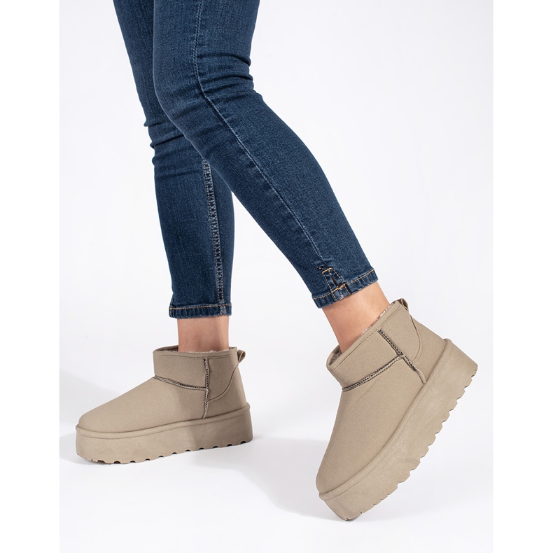 Seastar Doposci da donna isolanti beige con plateau 1