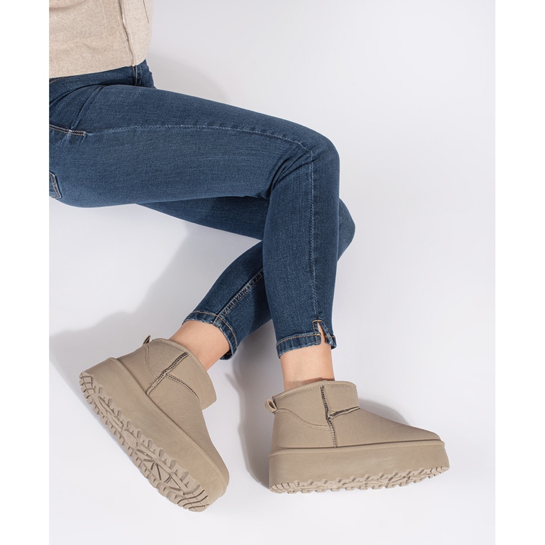 Seastar Doposci da donna isolanti beige con plateau 2