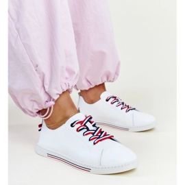 Sneakers Vinceza in pelle bianca bianco 1