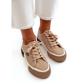 MSMG Sneakers Basse da Donna, Marrone 2