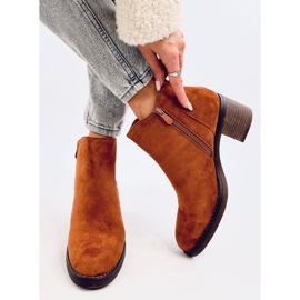 Stivali con tacco largo Fill Camel marrone 1