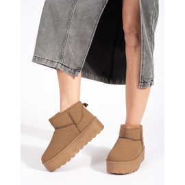 Seastar Doposci da donna isolanti beige con plateau 2