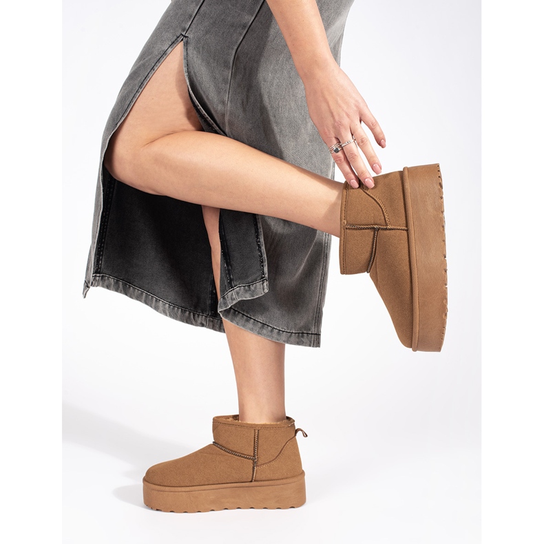Seastar Doposci da donna isolanti beige con plateau 1
