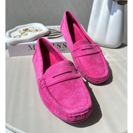 Confly Mocassini da Donna in Eco-camoscio, Rosa 4
