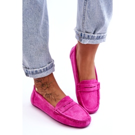 Confly Mocassini da Donna in Eco-camoscio, Rosa 1