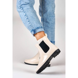 Stivaletti Chelsea da donna, beige, DC21BE 2