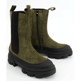 Stivaletti Chelsea alti Telma Green verde 1