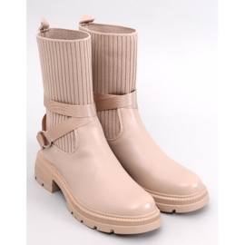 Stivaletti elasticizzati Shaffer Khaki beige 1