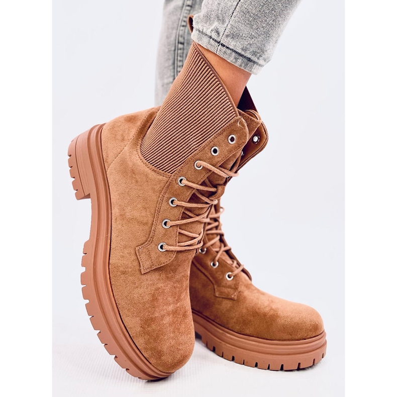 Stivali stringati Vecna ​​Khaki marrone 2