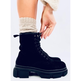 Lavoratori in pelle scamosciata Dazy Black nero 2
