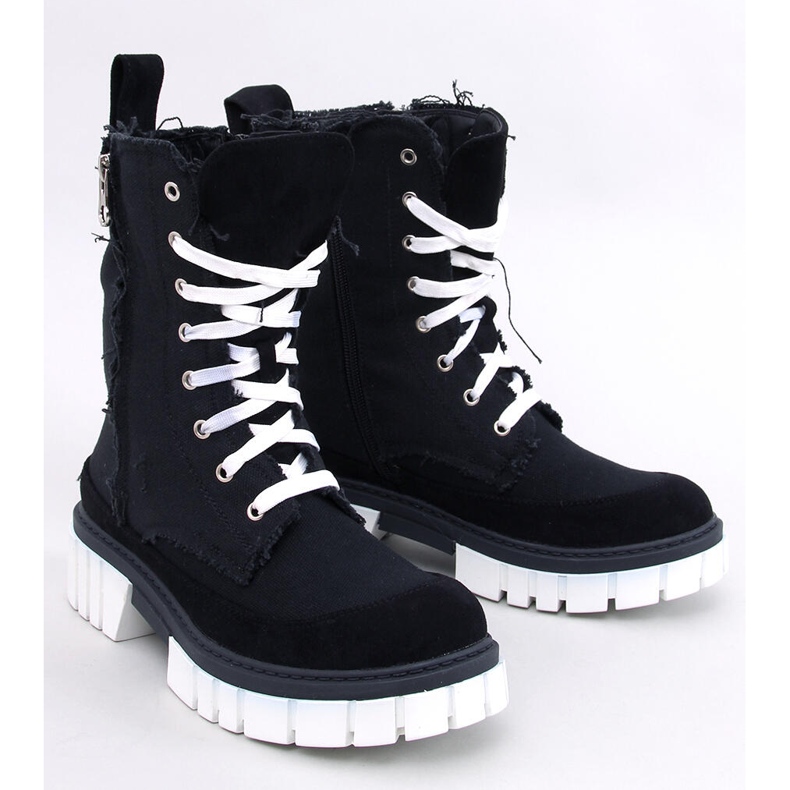 Stivaletti in tela con protezione Vaugh Black nero 1
