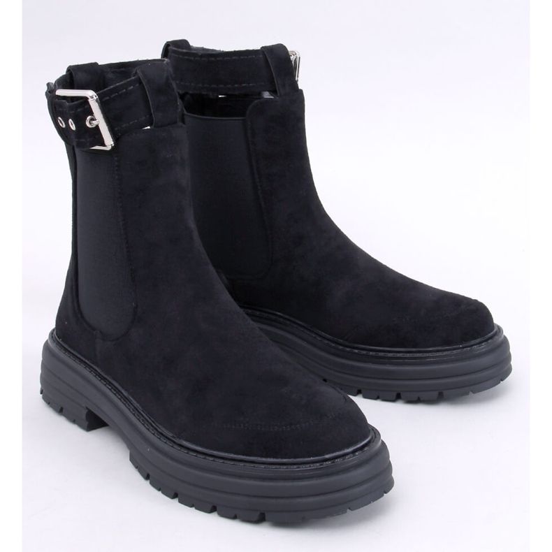 Stivaletti Chelsea da donna Carls Black nero 1
