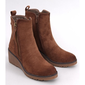 Stivali con zeppa Meyer Khaki marrone 1
