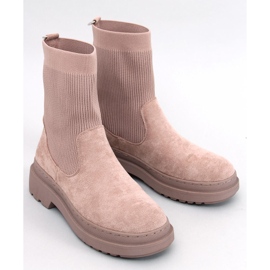 Stivaletti Chelsea Joyner Khaki con tomaia flessibile beige 1