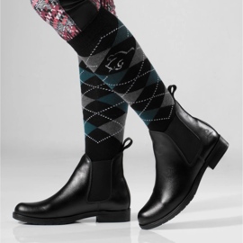 Rusttler Stivaletti Chelsea da donna in pelle Karo Rustler da donna nero 2