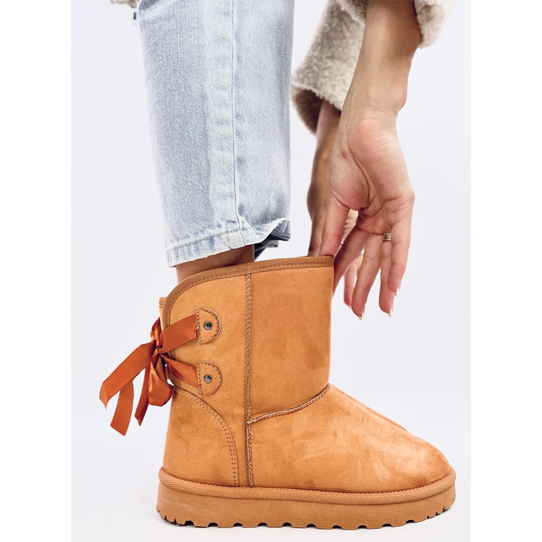 Doposci Emusy con fiocchi Stella Camel marrone 1