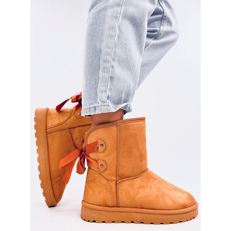 Doposci Emusy con fiocchi Stella Camel marrone 2