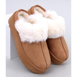 Ciabatte da neve con plateau Allod Camel marrone 1