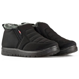 Doposci da uomo isolanti, bassi alla caviglia, neri 81376-1B nero 1