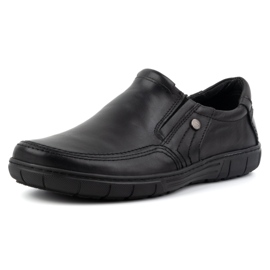 Olivier Scarpe da uomo in pelle 790MP nere nero 1
