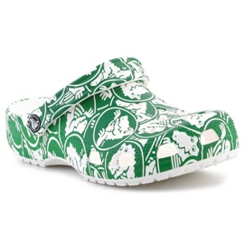 Zoccolo con stampa Crocs Classic Duke 210003-3WH verde 1