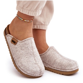 Scarpe da casa da donna Pantofole Inblu DJ000010 Beige chiaro 4
