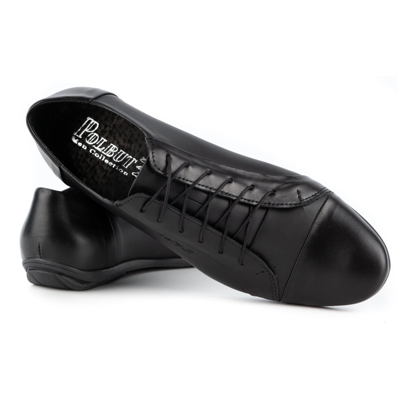 Polbut Scarpe eleganti da uomo per jeans C23 nere nero 5