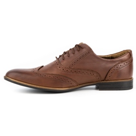 Olivier Scarpe formali in pelle Brogues 306GT marrone 4