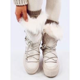 Kendals Stivali da neve in pelliccia beige 2