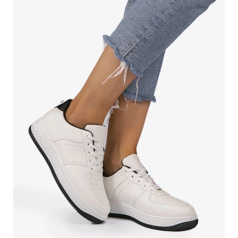 Sneakers classiche BL3619-SP bianche e nere bianco nero 1