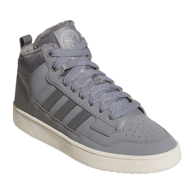 Scarpe Adidas Rapid Court Mid Winterized JR0169 grigio 1